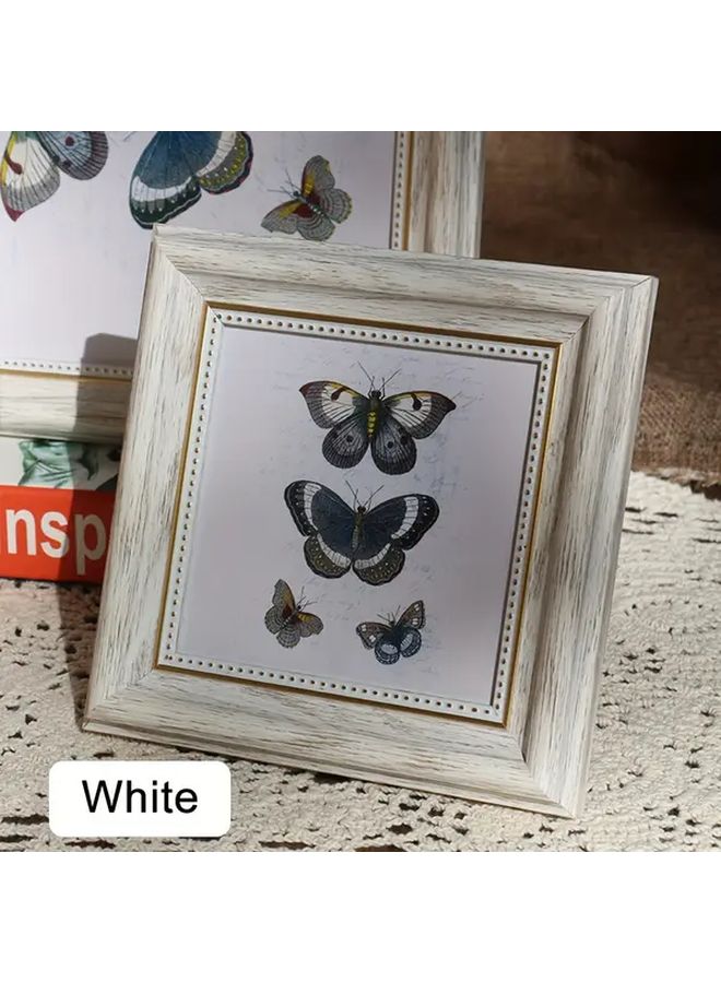 Blue Rustic Photo Frame for Desk or Wall Mounting Ideal Gift for Valentine Mother Day Thanksgiving Christmas - Image 2